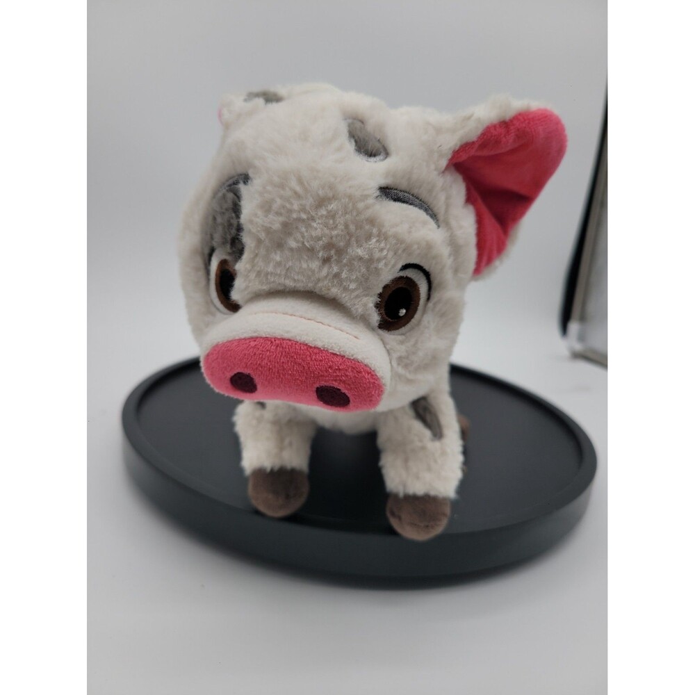 Disney Store Moana Pua Plush Stuffed Animal Pig Soft White Gray 10"